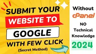 How to Add WordPress Site to Google Search Console 2024  | Add Your Site to Google (Easiest Method)