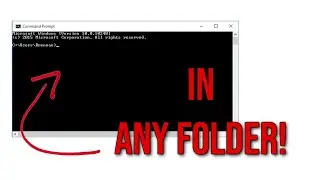 How To Open Command Prompt in Current File Folder | PowerShell FIX