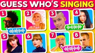 Guess WHO'S SINGING 🎤🎵 | Celebrity Edition | IShowSpeed, Taylor Swift, Bella Poarch, BLACKPINK