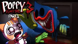 Escape! Nightmare Huggy Wuggy VS MOYAM | Poppy Playtime chapter 3 (Part 1) Animation