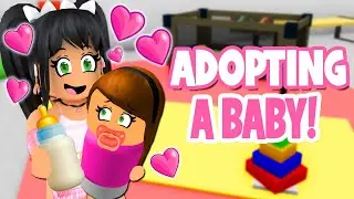 I ADOPTED A BABY IN BROOKHAVEN! 👶 ROBLOX BROOKHAVEN RP