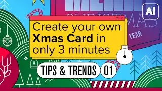 How to create your own Christmas Card in only 3 Minutes - Freepik Tutorial  🎅🏼 🎁 🎄 - Medium Level
