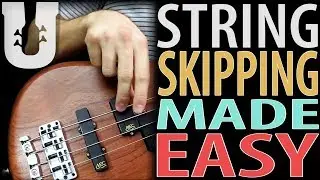 How to Skip Strings Faster on Bass - Online Bass Lessons