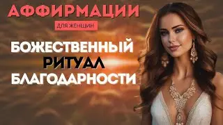 АФФИРМАЦИИ БЛАГОДАРНОСТИ ДЛЯ ЖЕНЩИН | БОЖЕСТВЕННЫЙ ПОТОК