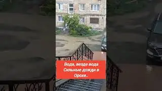 В Орске проливные дожди...Лето как то не удалось...🤔🤔🤔