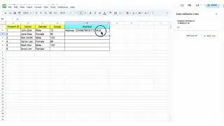 Google Sheets - Data Validation - How to Create Text Length Validation in Google Sheets