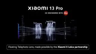 Xiaomi 13 Pro - Floating lens system made possible by the XiaomiXLeica Partnership.