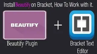 how to use beautify in brackets just 1 click