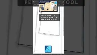 Affinity Designer 2 Quick Tips - Toggle Pen to Node Tool 