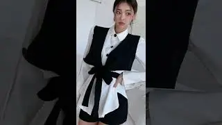 DIY ✂ Черное и белое/ Женские образы/