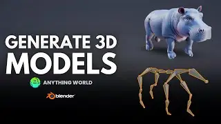 Learn to Generate 3D Models with Anything World