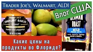 США. Закупка продуктов в Trader Joes, Aldi, Walmart. Закупка. Влог из Америки. Цены. Флорида