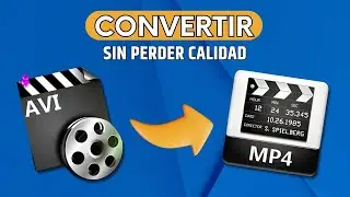 Cómo convertir AVI a MP4 Sin Perder Calidad fácilmente ✅