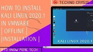 HOW TO INSTALL KALI LINUX 2020 1 IN VMWARE OFFLINE INSTALLATION