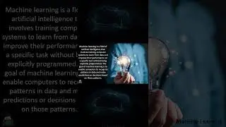 Exploring the World of Machine Learning | What Is Machine Learning? | YouTube Shorts | 