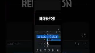 Text Reflection  Effect Vn Video Editor tutorial