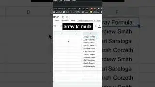 Combine 2 Columns Into 1 Column in Google Sheets 