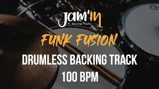 Funk Fusion Drumless Backing Track 100 BPM