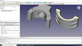 FreeCAD верстак сборки. Сборочный узел редуктора катамарана