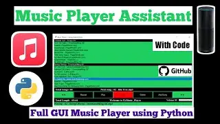 Music Player Assistant using Python | Full GUI using Tkinter | With Code