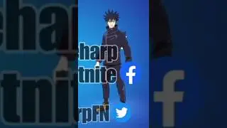 Jujutsu kaisen x Fortnite cosmetics in game showcase