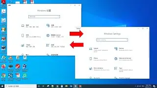 How to change system language on Windows 10