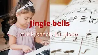 Jingle Bells piano for beginners music sheets | ноты для начинающих