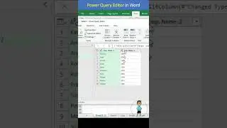 Power Query Editor in Excel 