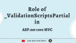 _ValidationScriptsPartial in asp.net core MVC 6.0 | Asp.net core MVC tutorial