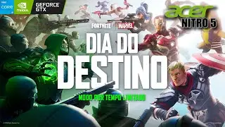 Fortnite Dia do Destino Gameplay (Modo Desempenho) Acer Nitro 5 GTX1650 i5 9300H 16GB RAM