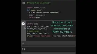 Python is So fast? 🔥💣 Lets try benchmarking with numpy #Shorts programmer banda