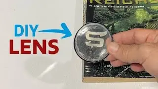 How to make magnifying glass using bottle | Diy magnifying glass making | science project