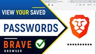 ✅ How to View or See Saved Passwords in Brave Browser | NEW Method