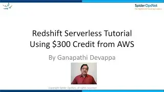 AWS Redshift Serverless Next Tutorial For Beginners
