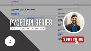 Installing pygeoapi from docker | complete pygeoapi tutorials | Krishna Lodha