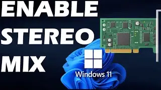 Enable Stereo Mix in Windows