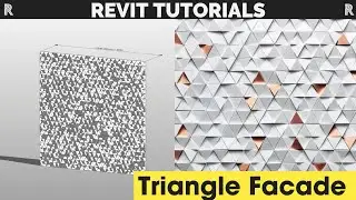 Triangle Facade Panels  | Revit | Facade