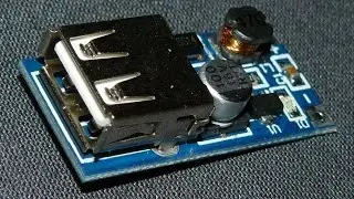 Повышающий dc-dc преобразователь стабилизатор напряжения USB 5 В DC-DC Step Up Boost