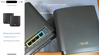 ASUS ZenWiFi XT9 AX7800 Tri Band WiFi 6 Mesh System Unboxing, Setup & Review
