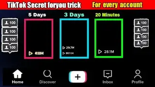 Tiktok foryou settings and foryou Trick || Tiktok settings for viral video || 2023 New Trick