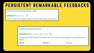 My Upwork Profile Reviews