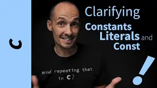 Clarifying about literals, macros, and const (still not constant?)