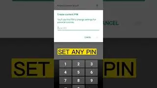 Playstore parental control setup 