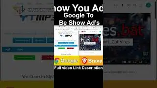 yt short google ad's vs brave ad's