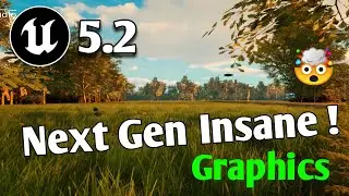 UE5.2 Next Gen Insane Graphics | LUMEN x Nanite x 4K Render Showcase Video #ue5 #ue5.2