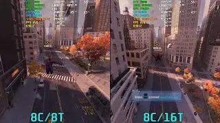 Spider-Man Remastered: [8c/8t vs 8c/16t] CPU SMT / Hyper-Threading Issue (Fix Low FPS/GPU Usage)