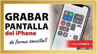 Cómo GRABAR la PANTALLA de mi iPhone X 🔴Español