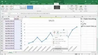 FORECAST.LINEAR & FORECAST.ETS Functions in Excel 2016