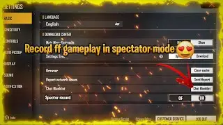 How to record Free Fire gameplay in spectator mode | Garena Free Fire | Ayush !s gaming