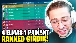 1 RADİANT, 4 ELMAS ile DERECELİ girerse ne olur? | Valorant